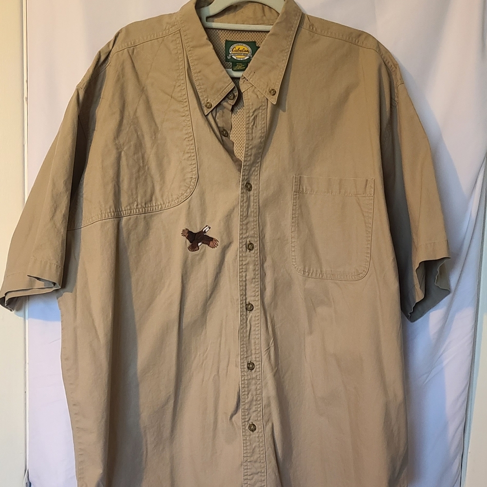 Cabelas button down fishing hunting shirt 3XL
